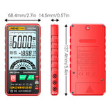 Maxbell Digital Tester High Precision Transistor capacitors probe 6000 Counts Red