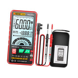 Maxbell Digital Tester High Precision Transistor capacitors probe 6000 Counts Red