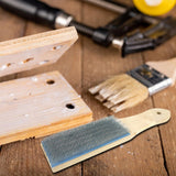 Maxbell Carded File Brush Steel Wire Wooden Handle Hand Tool Cleaner Convenient Grip