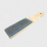 Maxbell Carded File Brush Steel Wire Wooden Handle Hand Tool Cleaner Convenient Grip