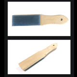 Maxbell Carded File Brush Steel Wire Wooden Handle Hand Tool Cleaner Convenient Grip