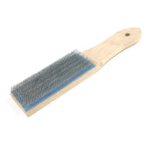 Maxbell Carded File Brush Steel Wire Wooden Handle Hand Tool Cleaner Convenient Grip