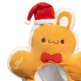 Maxbell Lovely Christmas Gingerbread Rabbit Hat Winter Headgear Cosplay Adult