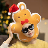 Maxbell Lovely Christmas Gingerbread Rabbit Hat Winter Headgear Cosplay Adult