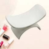 Maxbell Nail Arm Rest Pillow U Shape Portable Non Slip for Acrylic Nails Manicure White