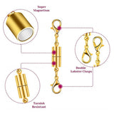Maxbell 16pcs Magnetic Jewelry Clasps Necklace Bracelets Accessory Link Connectors