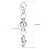 16pcs Magnetic Jewelry Clasps Necklace Bracelets Accessory Link Connectors - Aladdin Shoppers