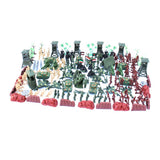 170 Pieces Army Men Playset 5cm Soldier Action Figures with Tanks Planes Flags & More Accessories - Aladdin Shoppers