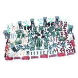 170 Pieces Army Men Playset 5cm Soldier Action Figures with Tanks Planes Flags & More Accessories - Aladdin Shoppers