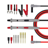 18-in-1 Multimeter Test Leads Kit Banana Plug, Digital Multimeter Probes, Electrical Test Probe 20A 600V - Aladdin Shoppers