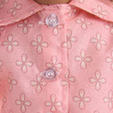 18 Inch Dolls Clothes Nightgown for American Doll Dolls, Floral Printed Pajamas Doll Clothing Accessory Pink - Aladdin Shoppers