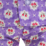 18 Inch Dolls Clothes Nightgown for American Doll Dolls, Floral Printed Pajamas Doll Clothing Accessory Purple - Aladdin Shoppers