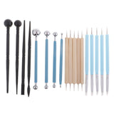18 Pieces Ceramics Tools Kit Professional Quality Clay Modeling & Pottery Sculpting Set for Clay, Sculpey, Polymer, Wax, Rocks, More Craft DIY Project - Aladdin Shoppers
