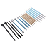 18 Pieces Ceramics Tools Kit Professional Quality Clay Modeling & Pottery Sculpting Set for Clay, Sculpey, Polymer, Wax, Rocks, More Craft DIY Project - Aladdin Shoppers