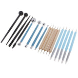 18 Pieces Ceramics Tools Kit Professional Quality Clay Modeling & Pottery Sculpting Set for Clay, Sculpey, Polymer, Wax, Rocks, More Craft DIY Project - Aladdin Shoppers
