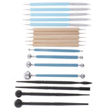 18 Pieces Ceramics Tools Kit Professional Quality Clay Modeling & Pottery Sculpting Set for Clay, Sculpey, Polymer, Wax, Rocks, More Craft DIY Project - Aladdin Shoppers