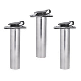 Maxbell 3Pcs 90 Degree Stainless Steel Kayak Marine Boat Fishing Rod Holder Stand