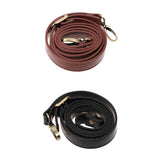 Maxbell Bag Strap Crossbody Replacement Shoulder Bag Handle Purse Coffee+Black