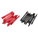Maxbell 20 Pieces 53mm 2BA Thread Aluminium Alloy Re-Grooved Dart Stems Shafts