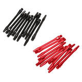 Maxbell 20 Pieces 53mm 2BA Thread Aluminium Alloy Re-Grooved Dart Stems Shafts