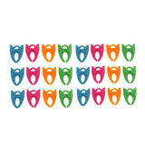 Maxbell 24 Pieces Multicolor Silicone Bobbins Holder Clamps Clips Sewing Machine Accessories