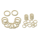 Maxbell 30Pcs Natural Wood Rings Unfinished Wooden Rings DIY Maple Teething Ring Craft