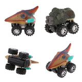 Maxbell 2xDinosaurs Figures Pull Back Cars Jurassic Toys Kids Children Birthday Gift