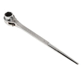 19mm-22mm Hexagon Scaffold Podger Ratchet Spanner Hand Wrench Garage Workshop Tools - 31cm Long - Aladdin Shoppers