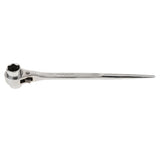 19mm-22mm Hexagon Scaffold Podger Ratchet Spanner Hand Wrench Garage Workshop Tools - 31cm Long - Aladdin Shoppers
