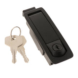 1PC Pop-up Push Button Cabinet Door Plane Cam Lock 105mm Length Black W Keys - Aladdin Shoppers
