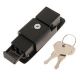 1PC Pop-up Push Button Cabinet Door Plane Cam Lock 105mm Length Black W Keys - Aladdin Shoppers