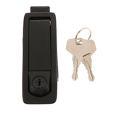 1PC Pop-up Push Button Cabinet Door Plane Cam Lock 105mm Length Black W Keys - Aladdin Shoppers