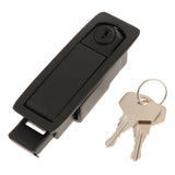 1PC Pop-up Push Button Cabinet Door Plane Cam Lock 105mm Length Black W Keys - Aladdin Shoppers