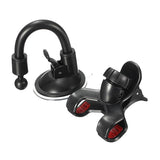 1pcs 360° Rotatable Car Phone GPS Holder Antiskid Mount Double Clip Black - Aladdin Shoppers