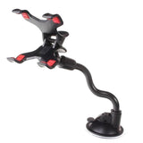 1pcs 360° Rotatable Car Phone GPS Holder Antiskid Mount Double Clip Black - Aladdin Shoppers