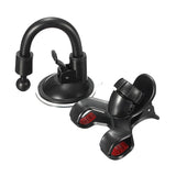 1pcs 360° Rotatable Car Phone GPS Holder Antiskid Mount Double Clip Black - Aladdin Shoppers