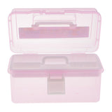 2 Layer Plastic Sewing Jewelry Painting Tools Box Storage Box Organizer Pink - Aladdin Shoppers