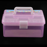 2 Layer Plastic Sewing Jewelry Painting Tools Box Storage Box Organizer Pink - Aladdin Shoppers