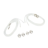 2 Pairs Transparent Shoe Straps High Heels Shoelace with Buckles for Holding Loose Shoe Anti-slip - Aladdin Shoppers
