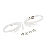 2 Pairs Transparent Shoe Straps High Heels Shoelace with Buckles for Holding Loose Shoe Anti-slip - Aladdin Shoppers