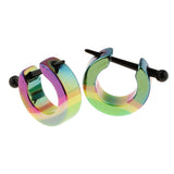 2 Pcs Charms Acrylic Barbells Papilla Bar Nose Ring Women Piercing Jewellery - Aladdin Shoppers