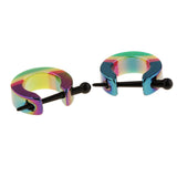 2 Pcs Charms Acrylic Barbells Papilla Bar Nose Ring Women Piercing Jewellery - Aladdin Shoppers