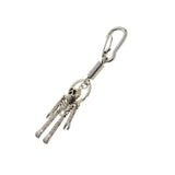 2 Pieces Antiqued Silver Tone Skeleton Body Skull Charm Pendants 84 x 34 mm / 3.31 x 1.34 inch for DIY Jewelry Craft Keychain Rings Bag Pendants Gift Accessories - Aladdin Shoppers