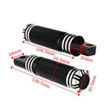 2 Pieces Black Highway Foot Peg Mount For Harley Softail Sport XL 883 1200 Custom - Aladdin Shoppers