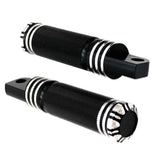 2 Pieces Black Highway Foot Peg Mount For Harley Softail Sport XL 883 1200 Custom - Aladdin Shoppers