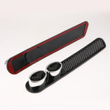2 Pieces Car Auto Tail Grid Simulation Exhaust Pipe Tube Vent Double Cylinder Decorative Stickers - Aladdin Shoppers