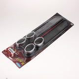 2 Pieces Car Auto Tail Grid Simulation Exhaust Pipe Tube Vent Double Cylinder Decorative Stickers - Aladdin Shoppers