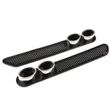 2 Pieces Car Auto Tail Grid Simulation Exhaust Pipe Tube Vent Double Cylinder Decorative Stickers - Aladdin Shoppers