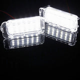 2 Pieces White 18LED License Number Plate Lights for Ford Focus 5D 2009-on - Aladdin Shoppers