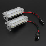 2 Pieces White 18LED License Number Plate Lights for Ford Focus 5D 2009-on - Aladdin Shoppers